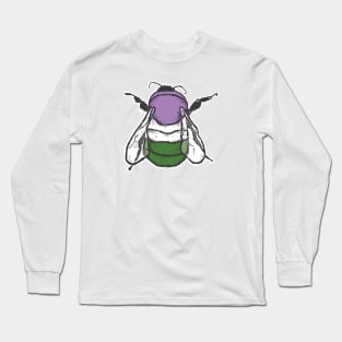 Genderqueer Bee Long Sleeve T-Shirt